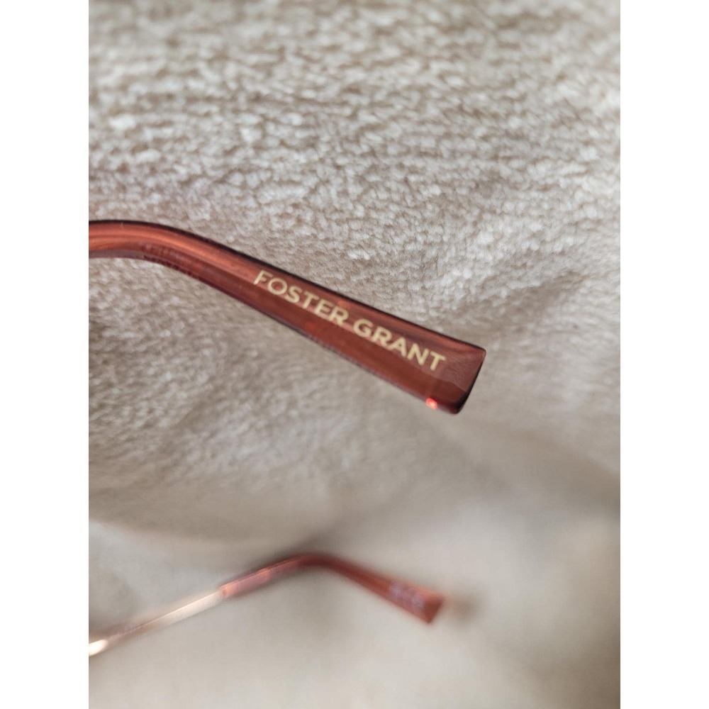 Foster Grant Polarized Aviator Sunglasses BOHO Rose Gold Pink Resort/Cruisewera - Picture 7 of 8